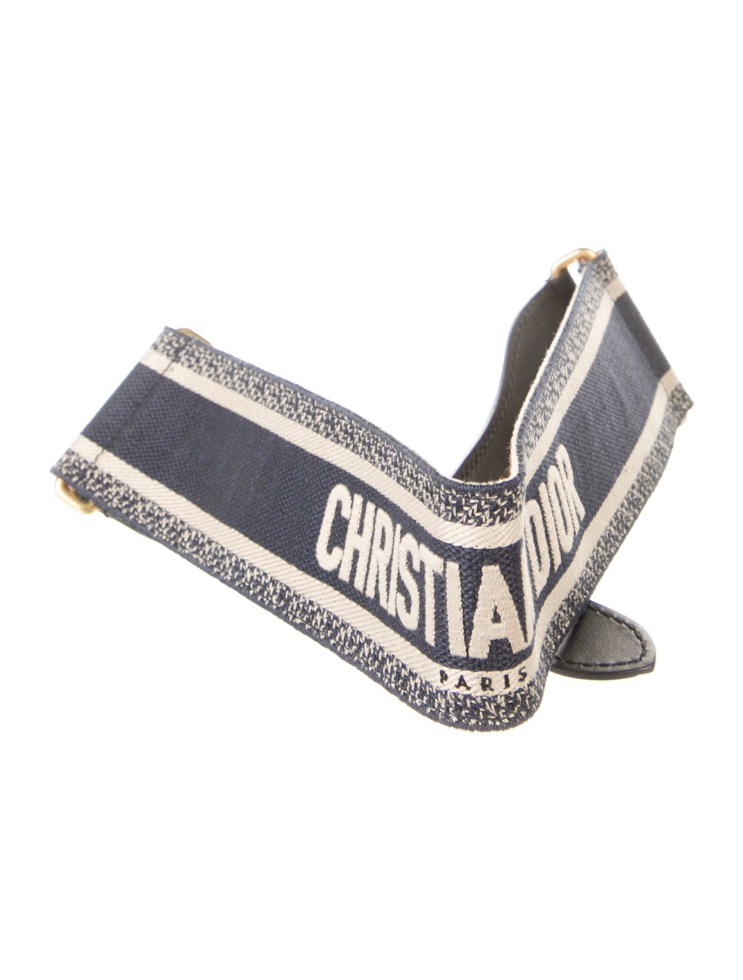 Christian Dior Wide Canvas Waist Belt
