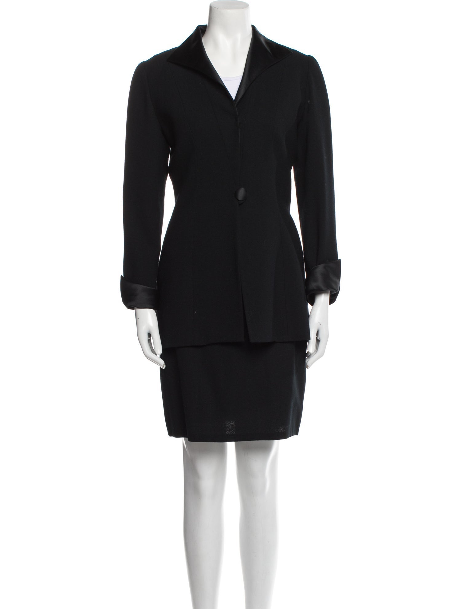 Christian Dior Vintage Printed Skirt Suit