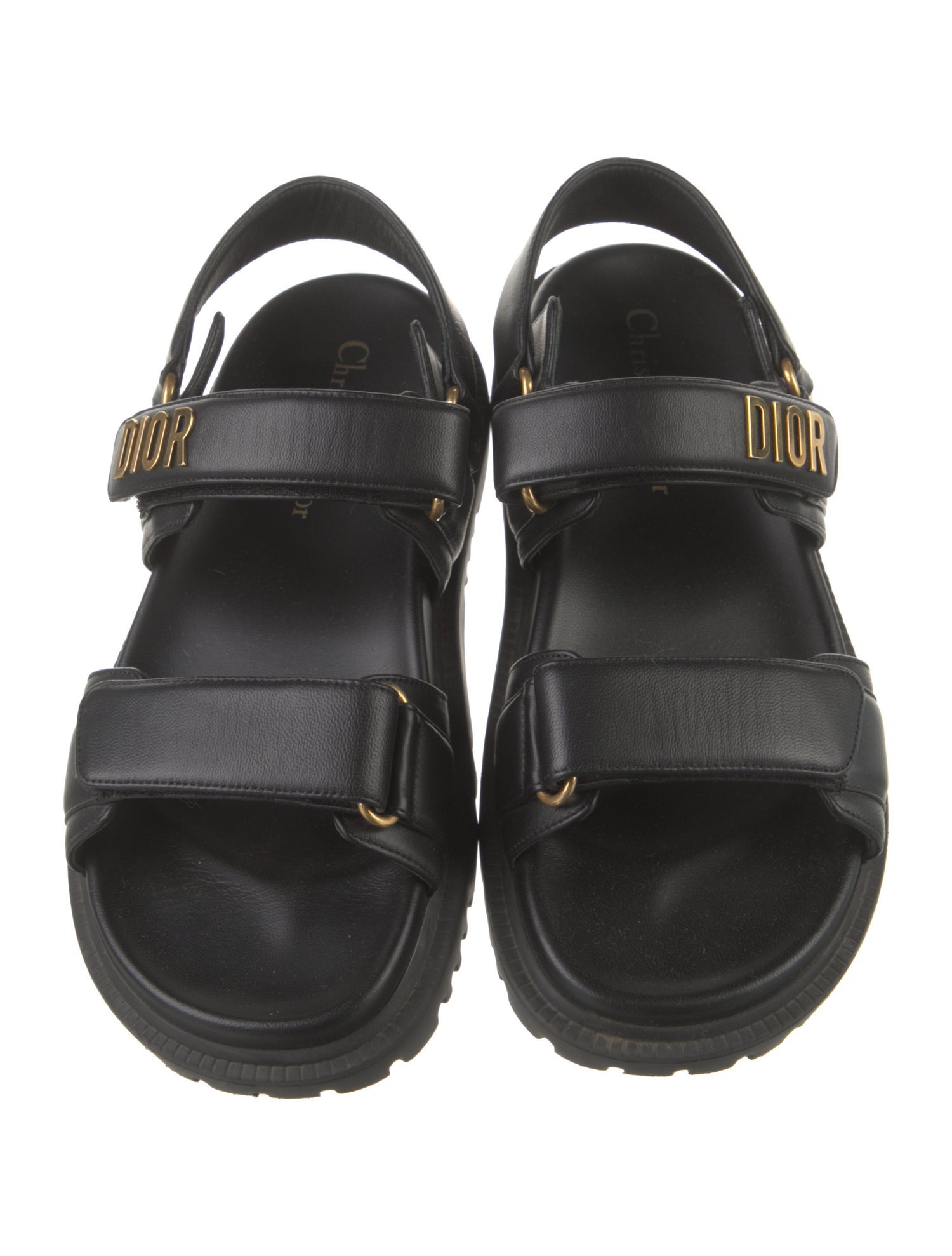 Christian Dior Leather Slingback Sandals