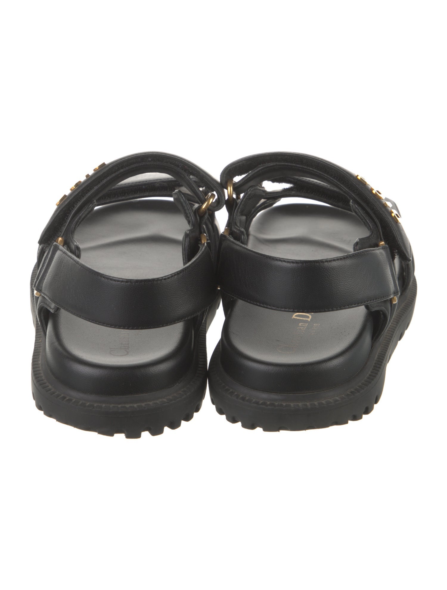 Christian Dior Leather Slingback Sandals