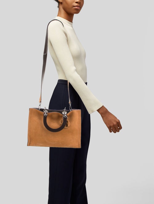 Christian Dior Suede Diorissimo Large