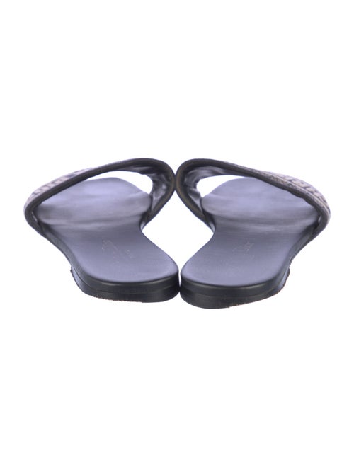 Christian Dior Canvas Printed Slides