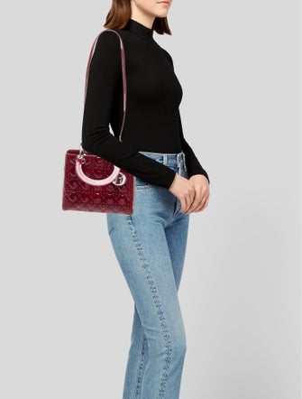 Christian Dior Cannage Lady Dior Medium