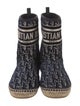Christian Dior Oblique Jacquard Velvet Boots