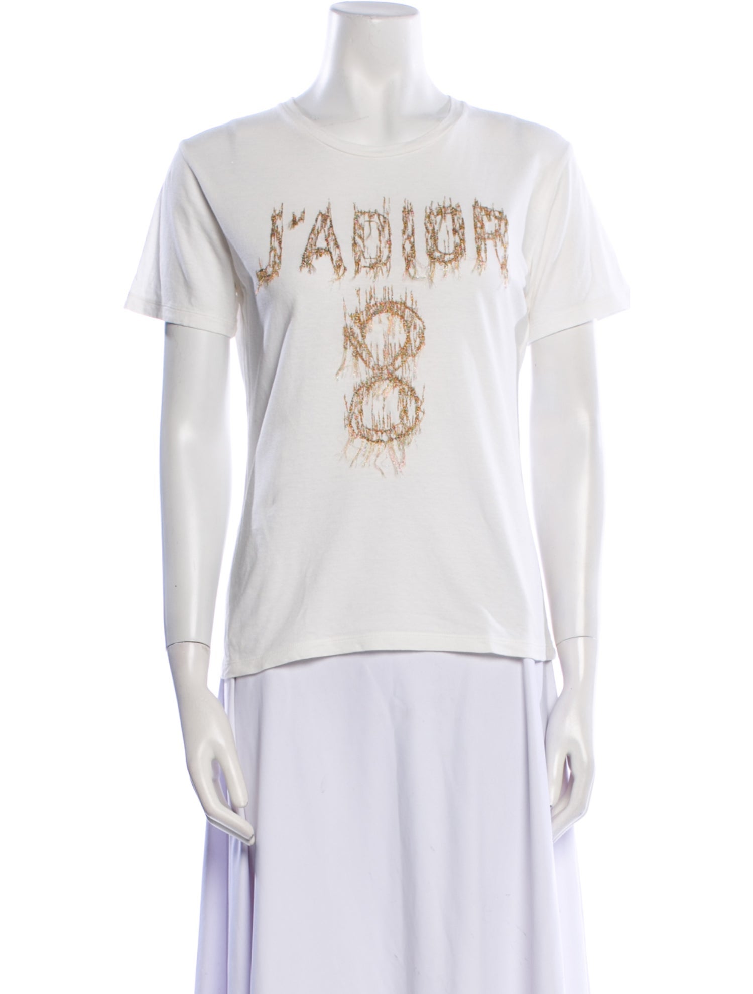 Christian Dior Graphic Print Crew Neck T-Shirt