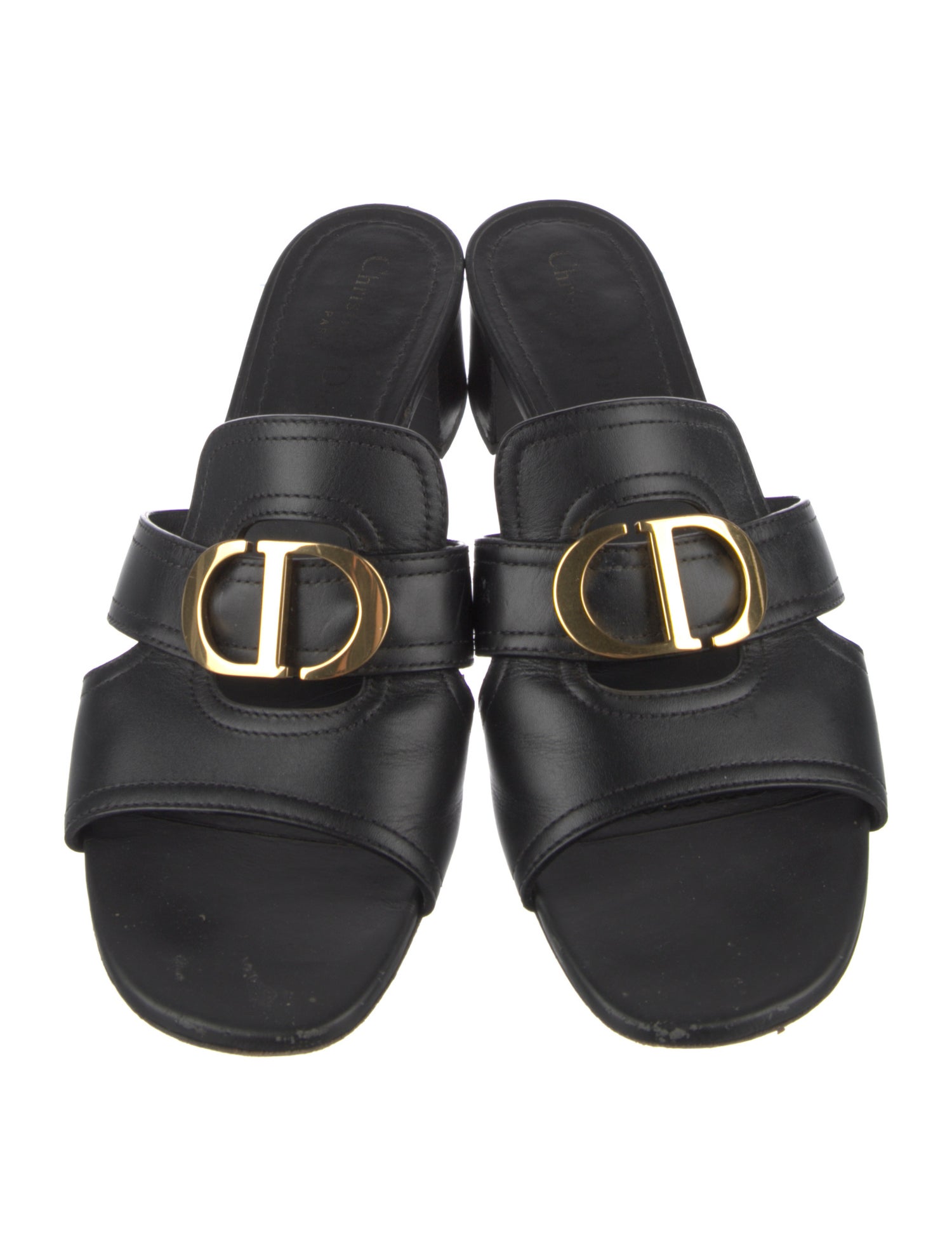 Christian Dior Leather Slides