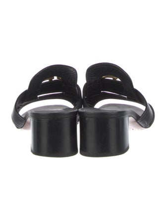 Christian Dior Leather Slides