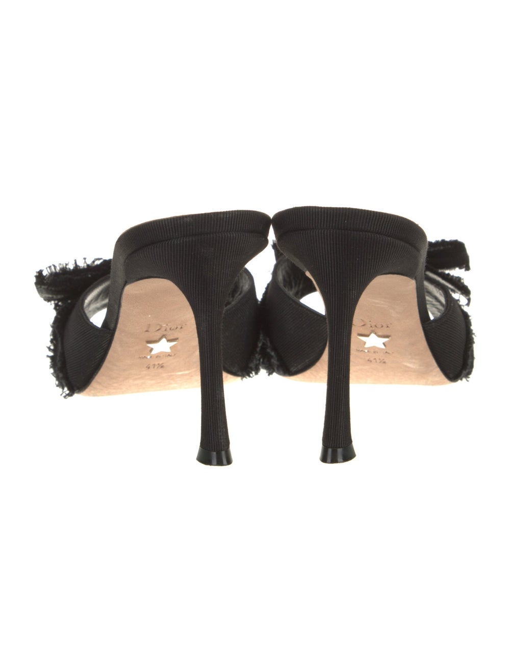 Christian Dior Canvas Slides Black - image 4