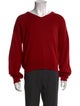 Christian Dior Bee Accent V-Neck Pullover