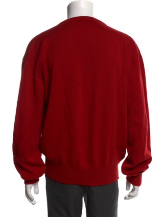 Christian Dior Bee Accent V-Neck Pullover