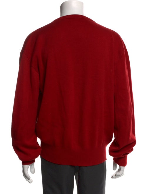 Christian Dior Bee Accent V-Neck Pullover