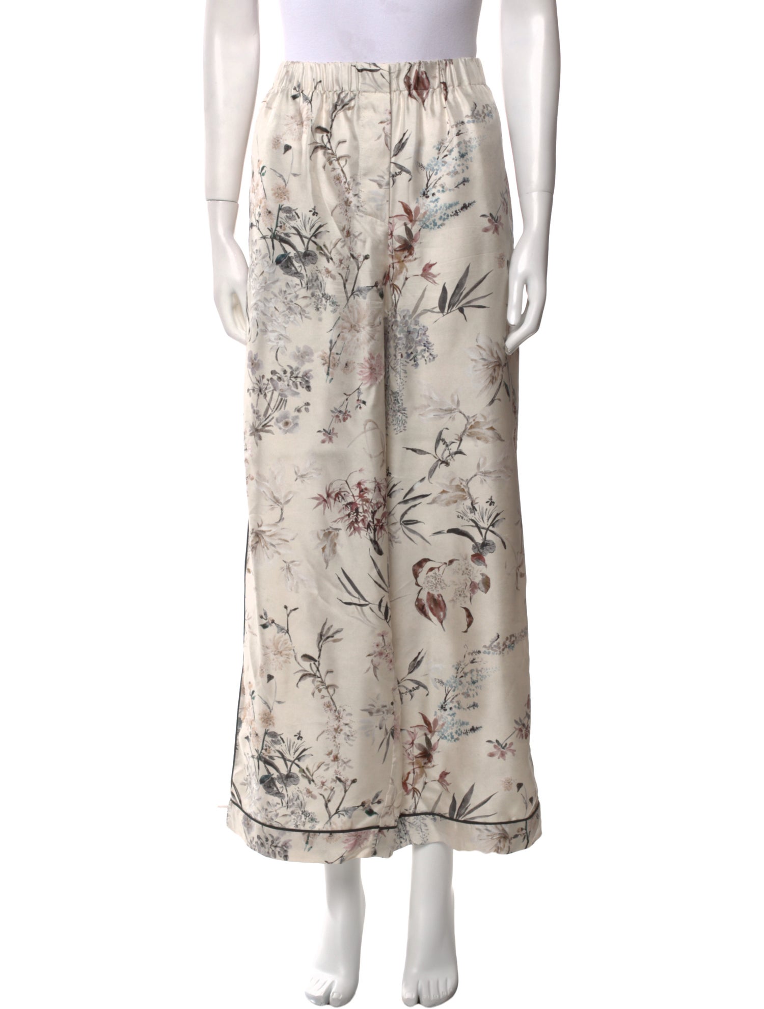 Christian Dior Silk Wide Leg Pants