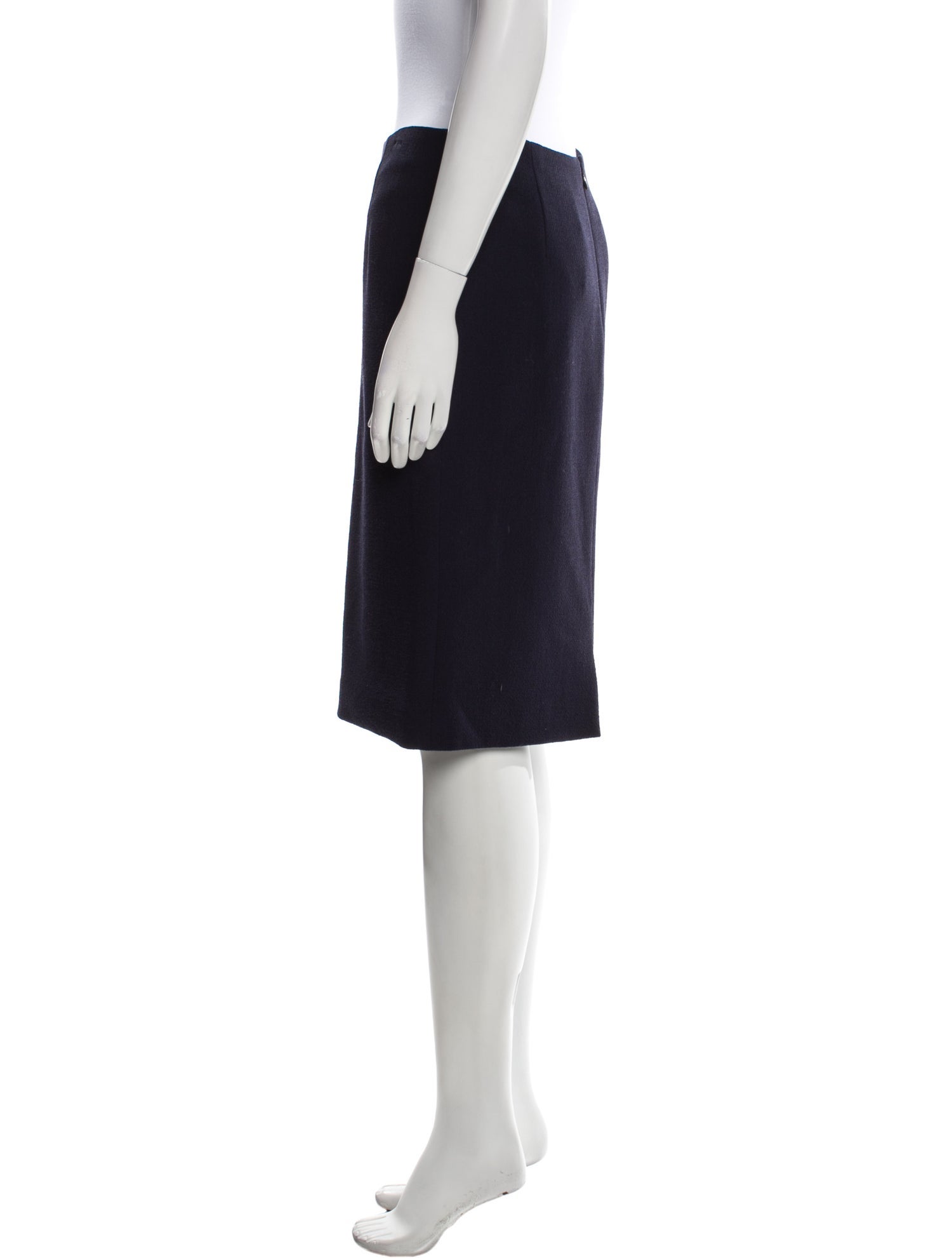 Christian Dior Wool Knee-Length Skirt
