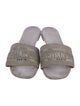 Christian Dior Embroidered Accent Slides