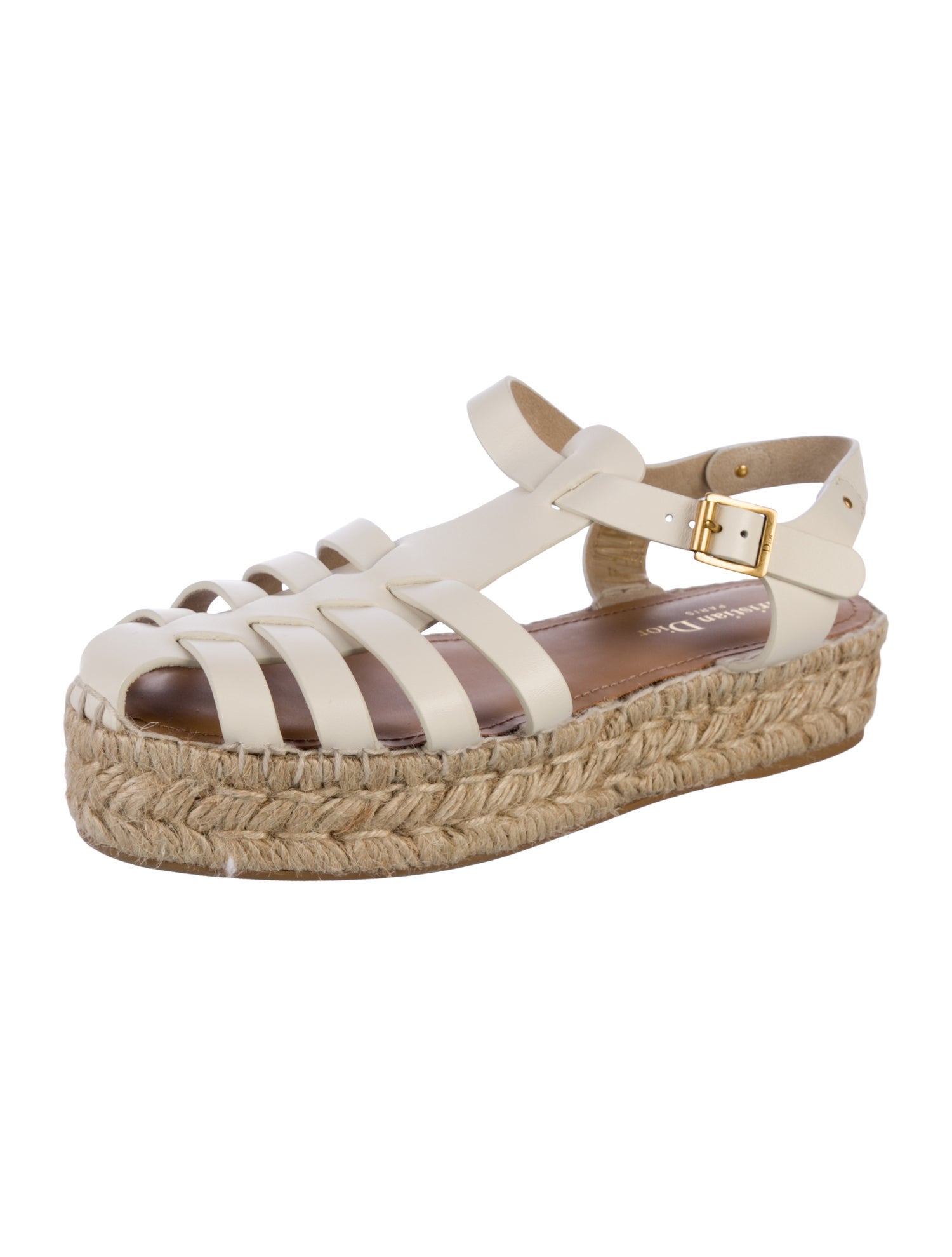 Christian Dior Leather Espadrilles