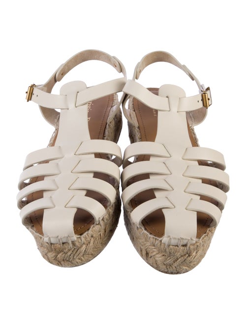 Christian Dior Leather Espadrilles