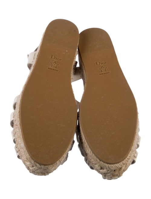 Christian Dior Leather Espadrilles