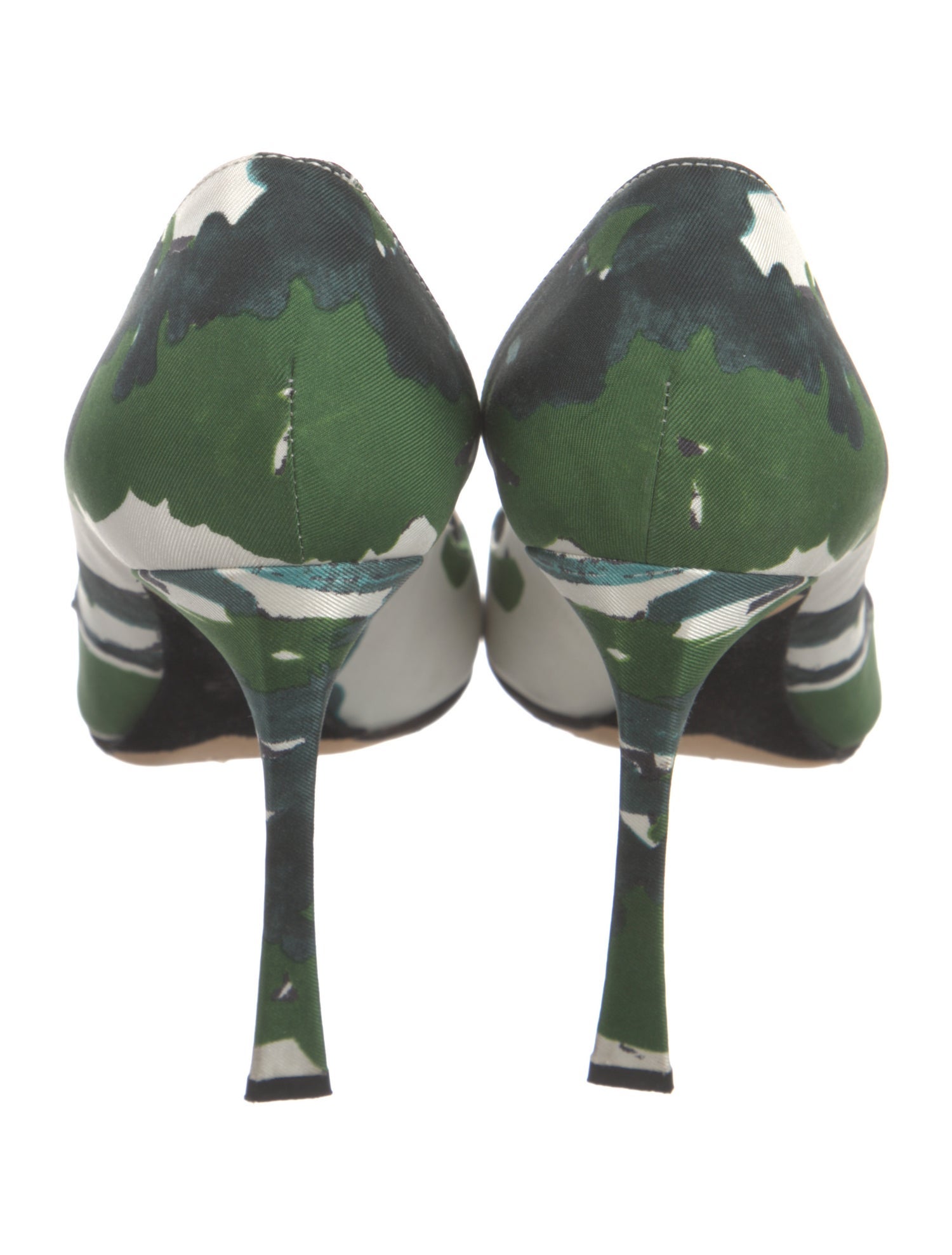 Christian Dior Canvas Printed Pumps