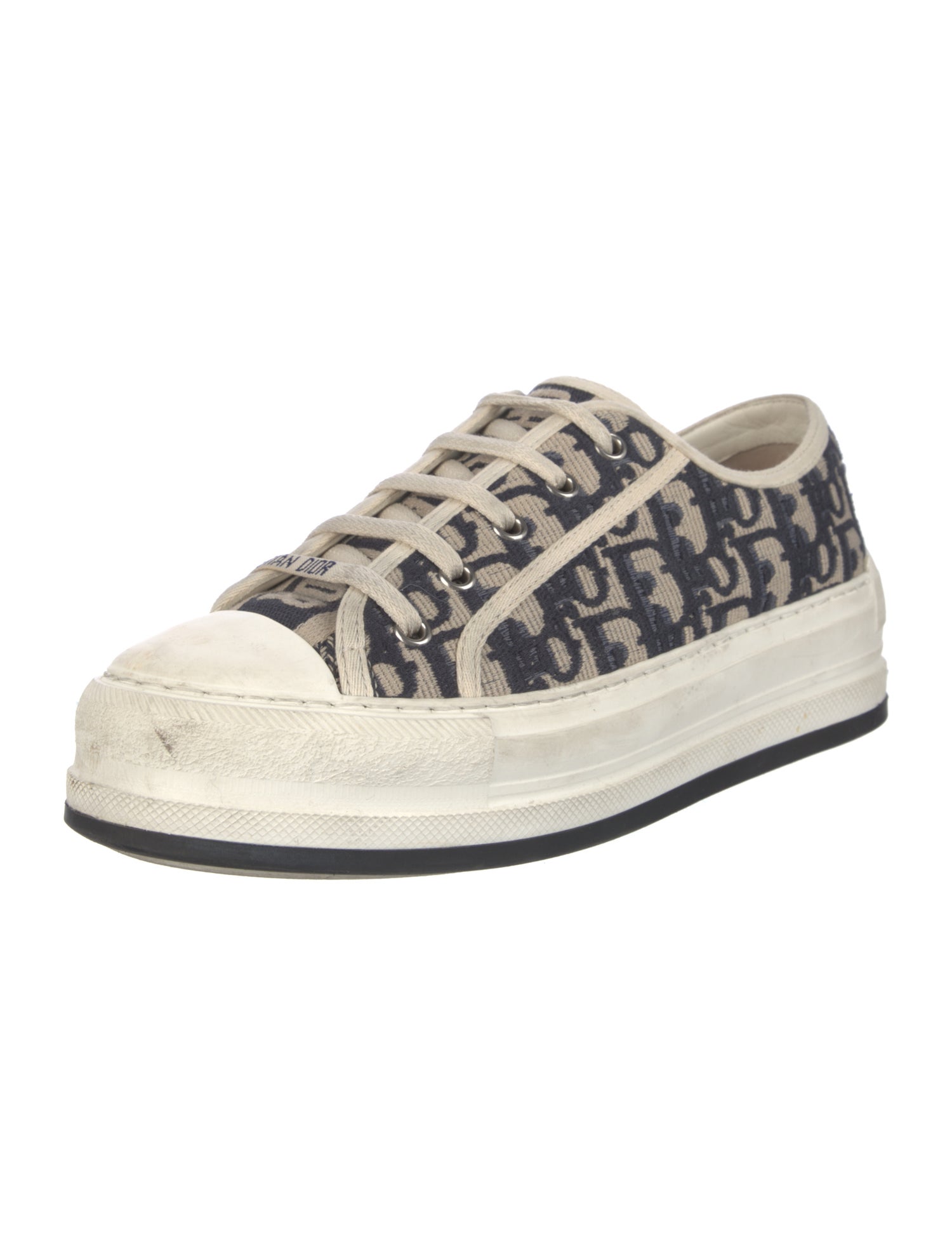 Christian Dior Oblique Jacquard Canvas Sneakers
