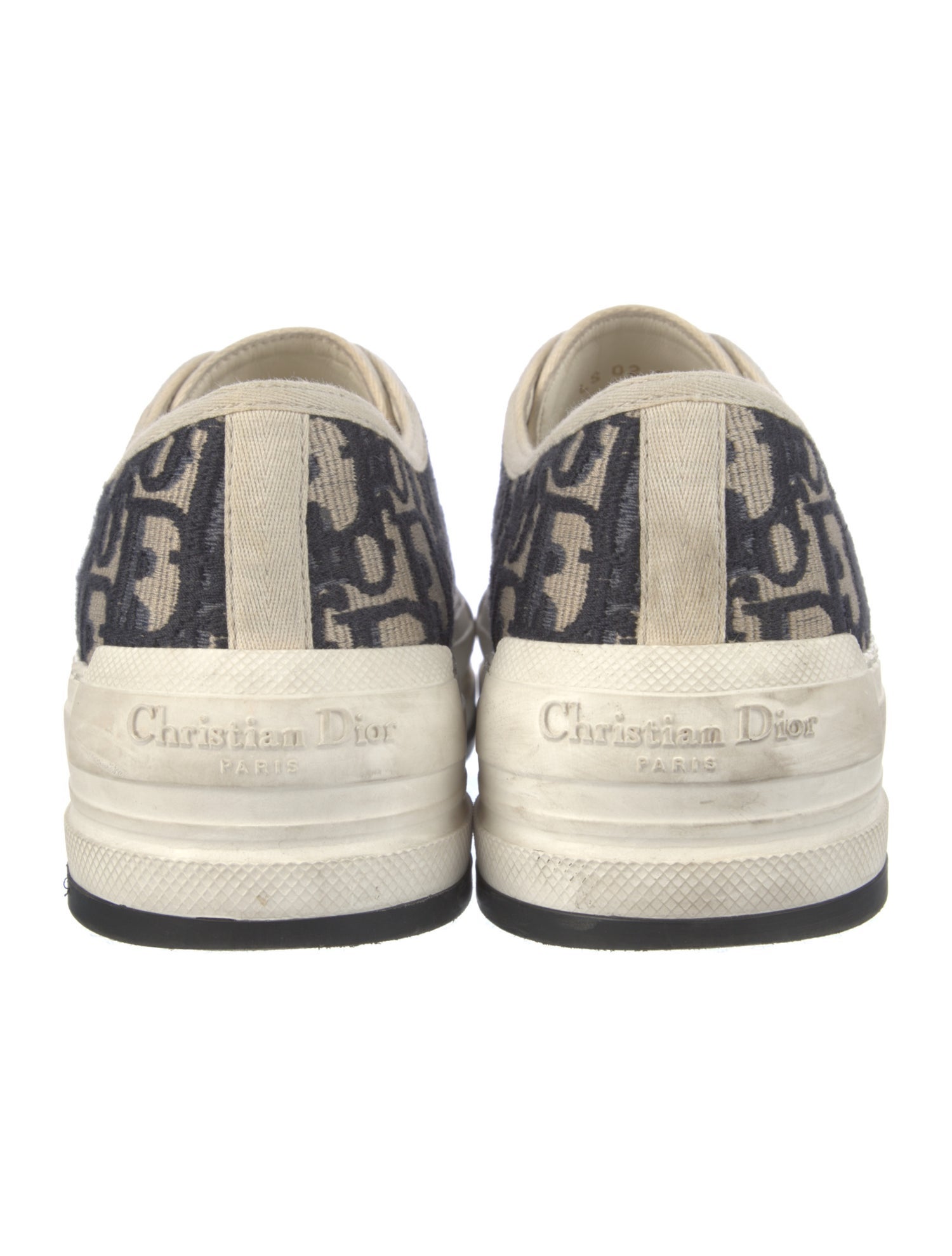 Christian Dior Oblique Jacquard Canvas Sneakers