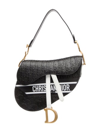 Christian Dior Oblique Jacquard Saddle