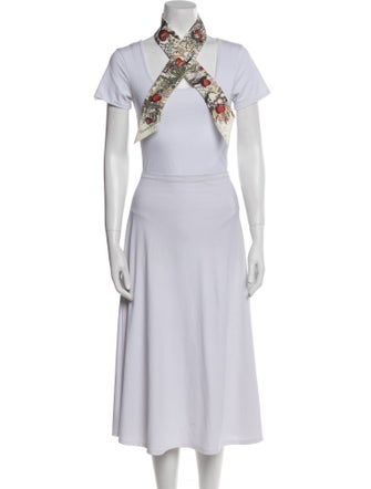 Christian Dior Silk Printed Bandeau