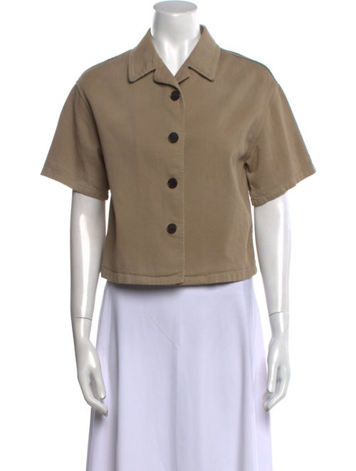 Christian Dior Short Sleeve Crop Top