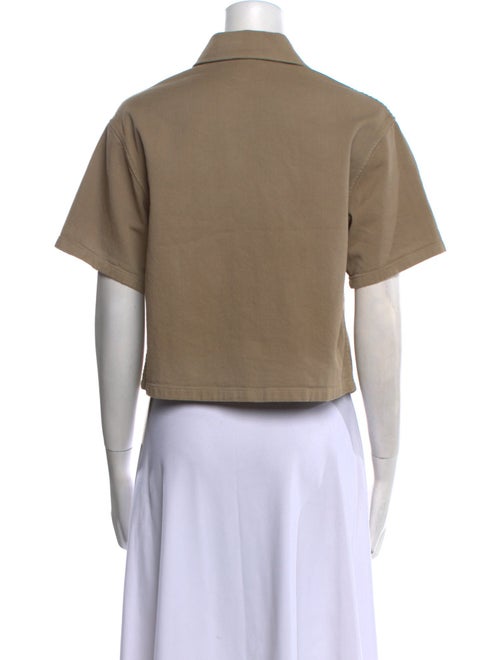 Christian Dior Short Sleeve Crop Top