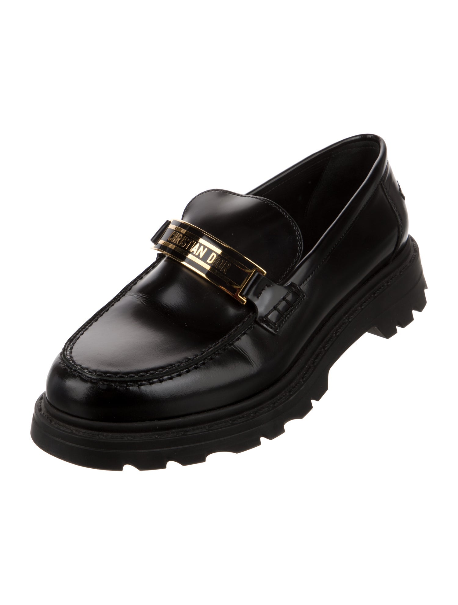 Christian Dior Signature Logo Leather Mules