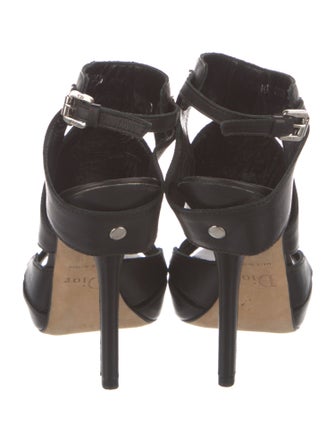 Christian Dior Leather Slingback Sandals