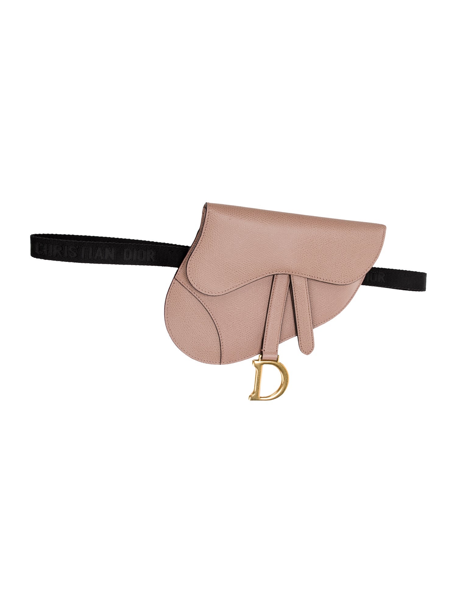 Christian Dior Leather Saddle Belt Bag