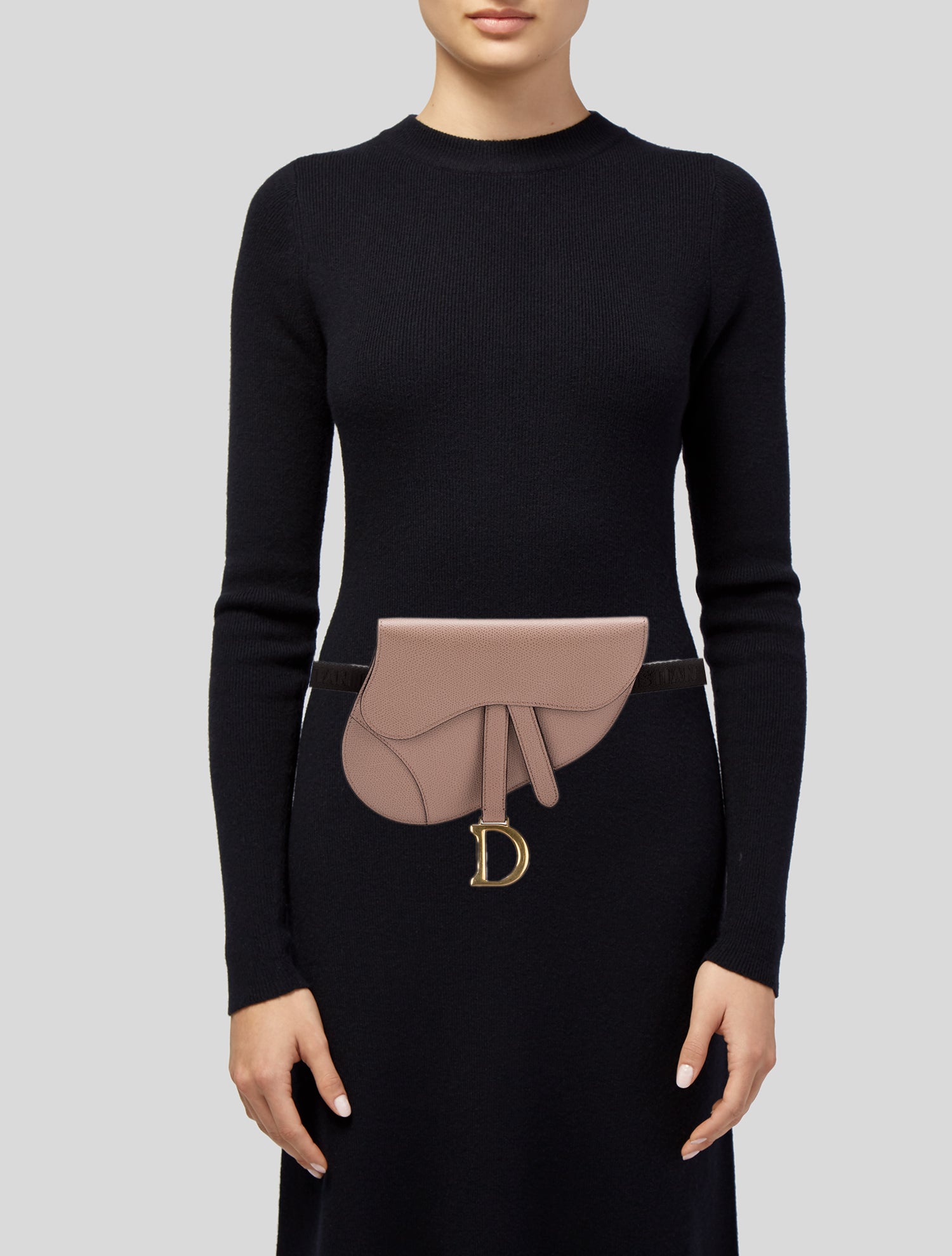 Christian Dior Leather Saddle Belt Bag