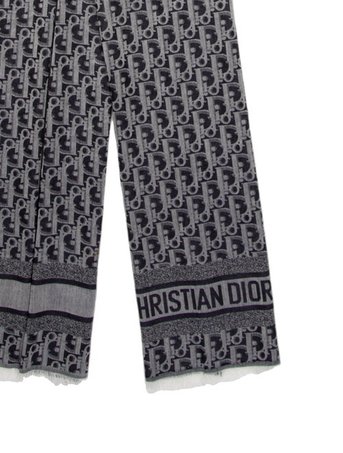 Christian Dior Silk Diorissimo Pattern Scarf