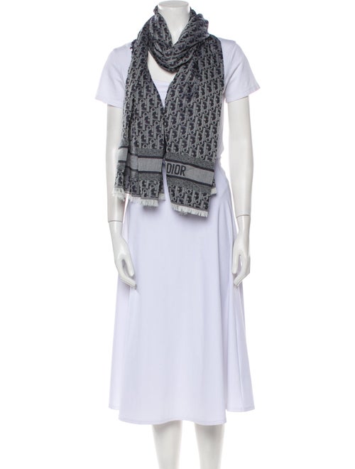 Christian Dior Silk Diorissimo Pattern Scarf