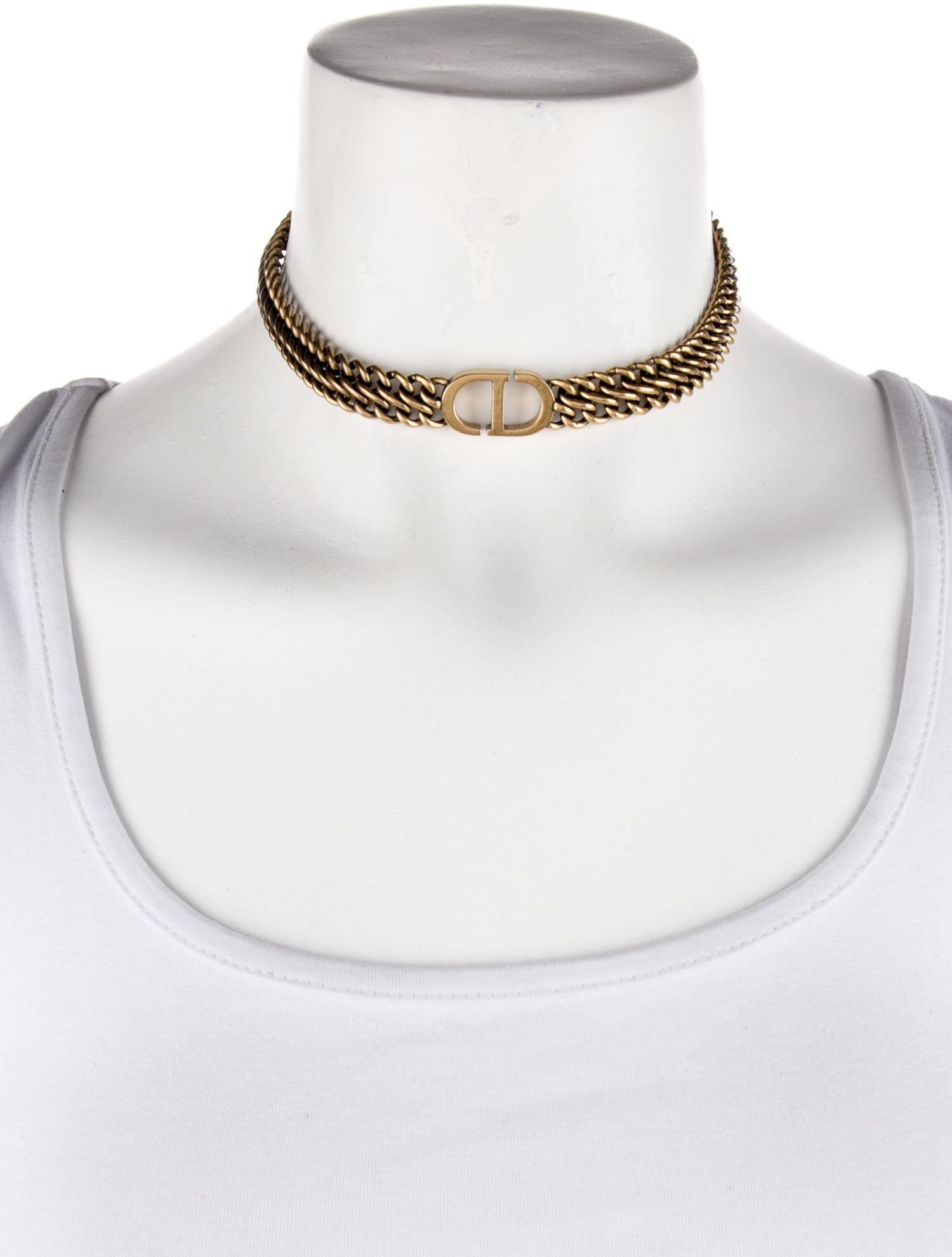 Christian Dior Crystal 30 Montaigne Choker Necklace