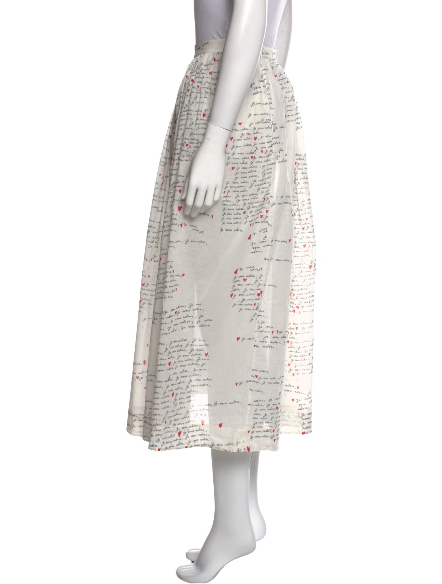 Christian Dior Printed Midi Length Skirt