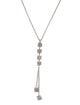 Christian Dior Crystal Cube Lavalier Necklace