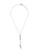 Christian Dior Crystal Cube Lavalier Necklace