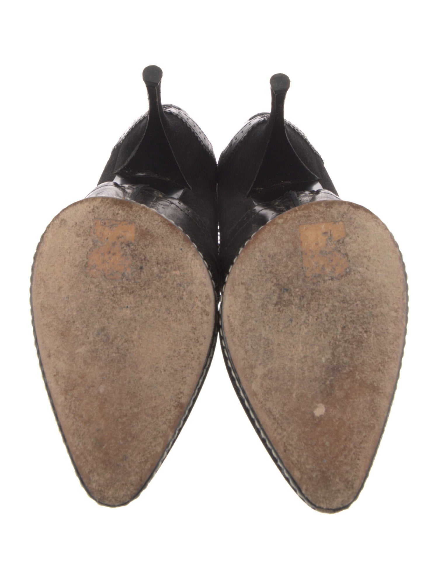 Christian Dior Suede Eyelet Trim Boots