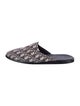 Christian Dior Oblique Jacquard Canvas Slippers