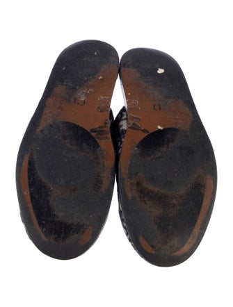 Christian Dior Oblique Jacquard Canvas Slippers