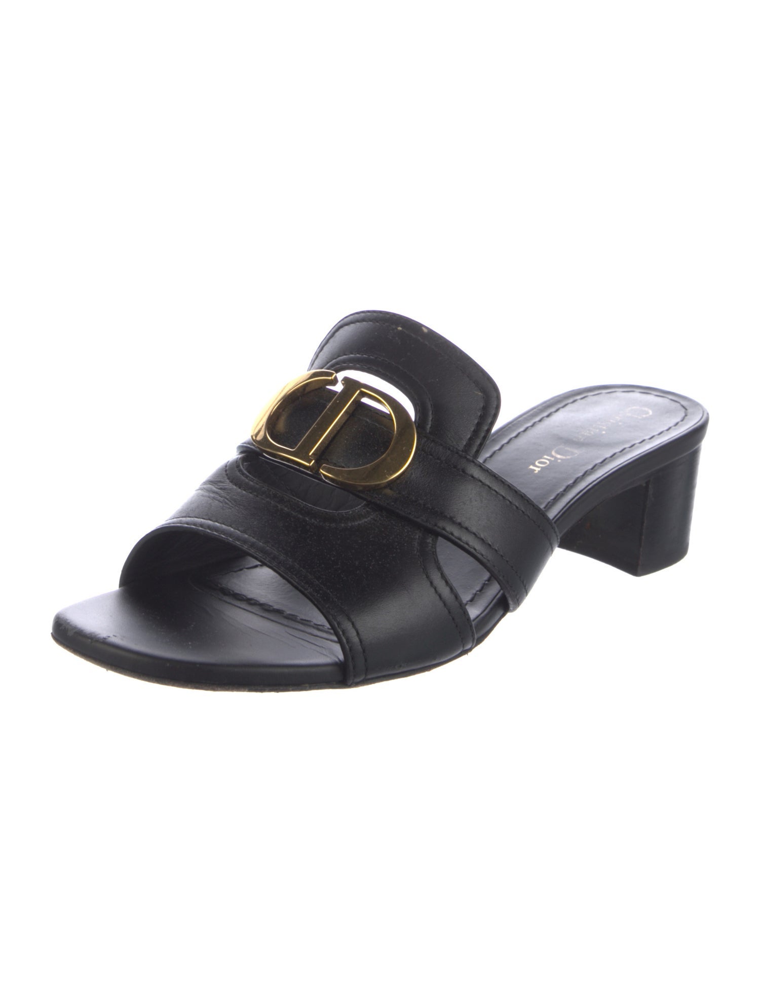 Christian Dior Leather Slides
