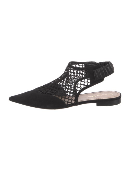 Christian Dior Suede Slingback Flats