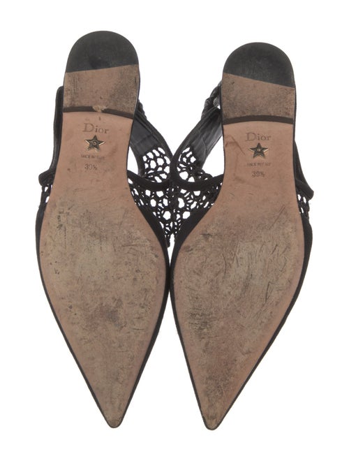 Christian Dior Suede Slingback Flats