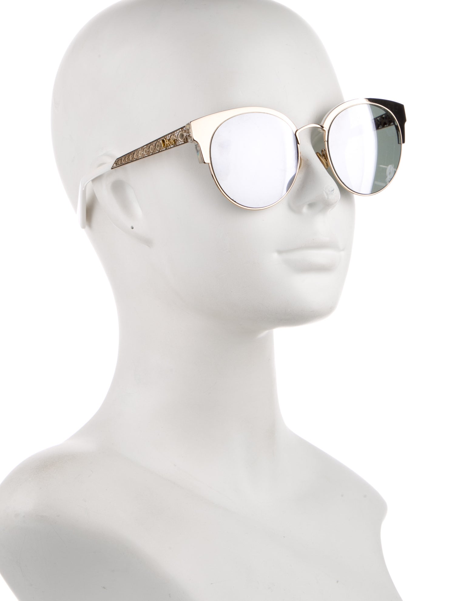Christian Dior Wayfarer Mirrored Sunglasses