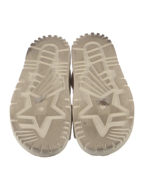 Christian Dior Cannage Pattern Leather Espadrilles