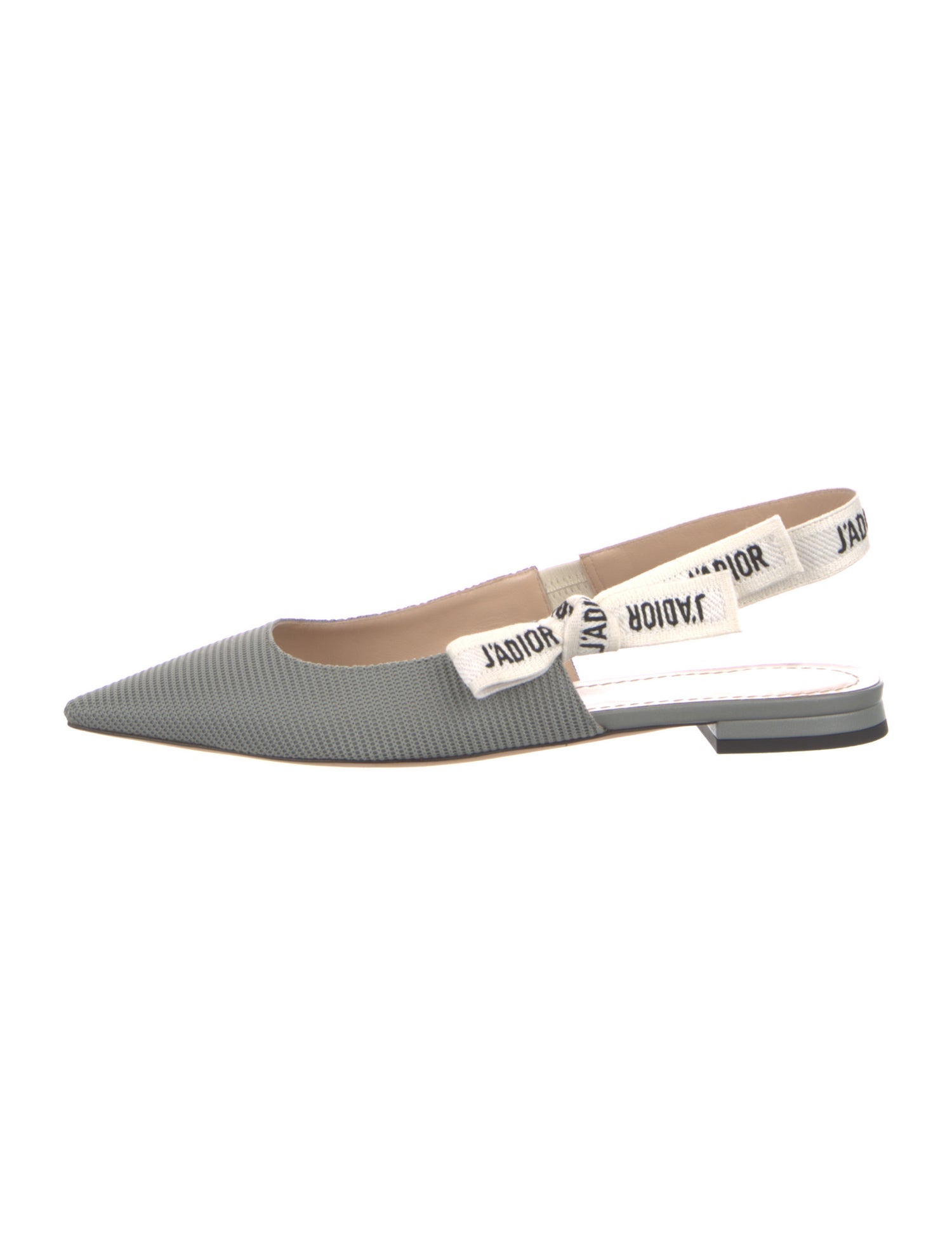 Christian Dior Bow Accents Slingback Flats