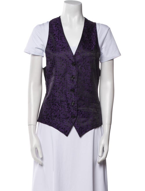 Christian Dior Paisley Print Vest