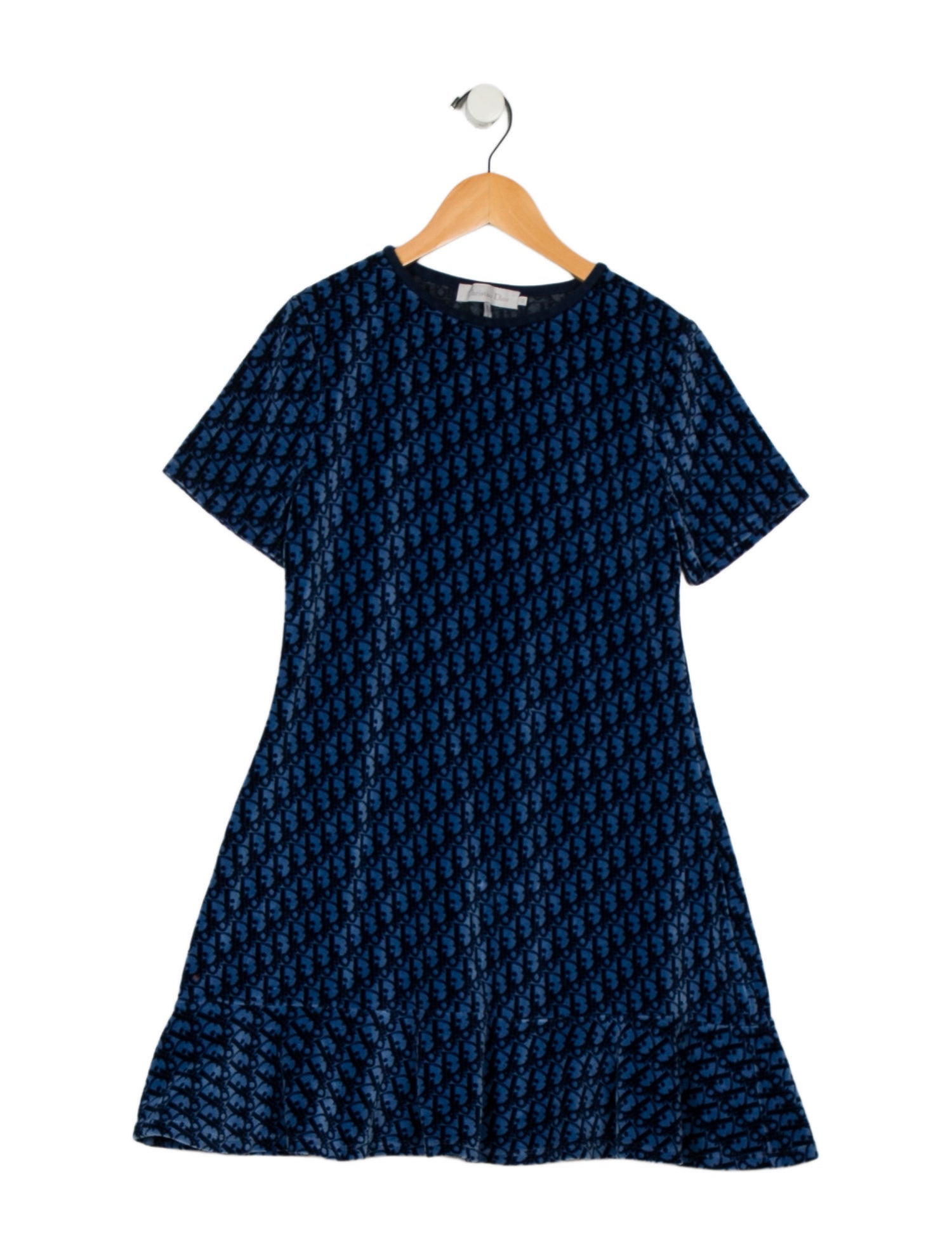 Christian Dior Oblique Velvet Dress