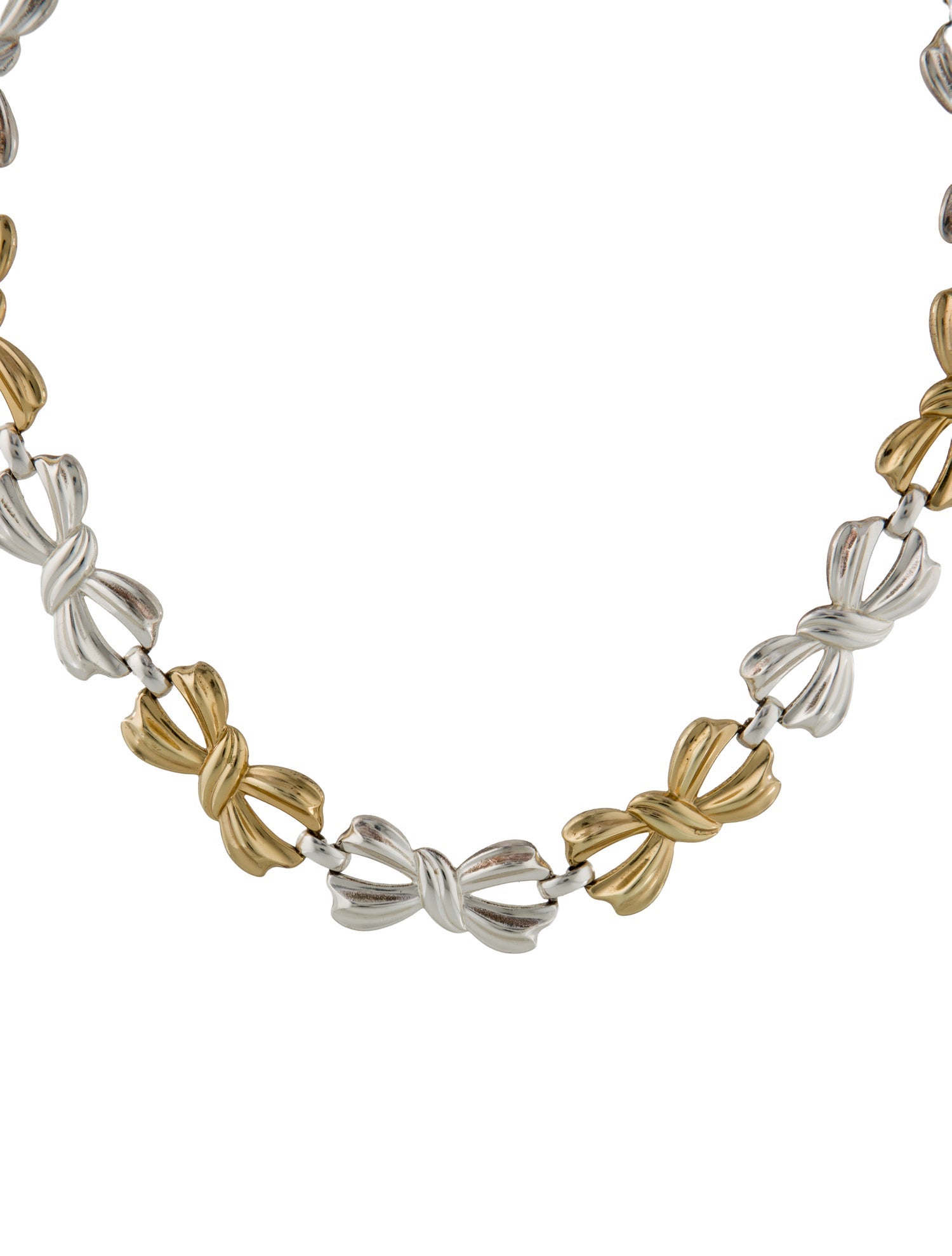 Christian Dior r Vintage Bow Link Chain